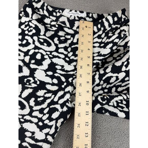 Christian Dior Women US 2 Black And White 2016 Dior Straight Leg Pants - Picture 7 of 16